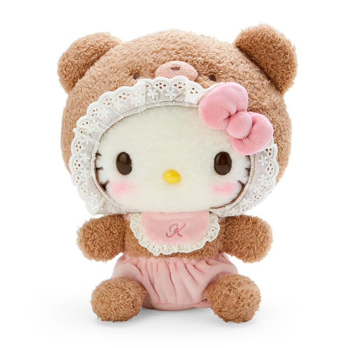 Sanrio Hello Kitty 毛絨玩具 16x11x20cm Latekuma 嬰兒 618578