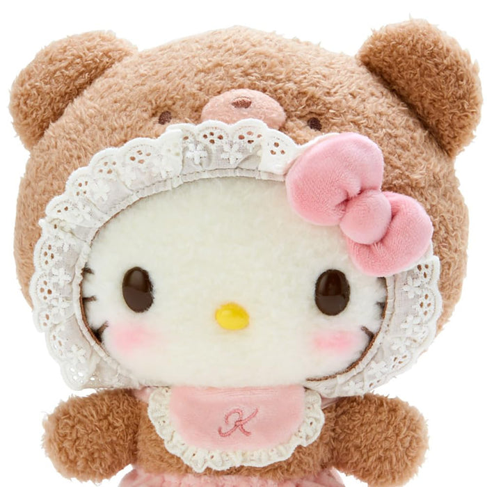 Sanrio Hello Kitty 毛絨玩具 16x11x20cm Latekuma 嬰兒 618578