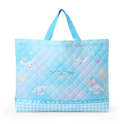 Sanrio Cinnamoroll Quilted Children's Tote Bag with Loop and Name Space-Kiichin - The #1 Place for Japanese Goods in Your Hand!