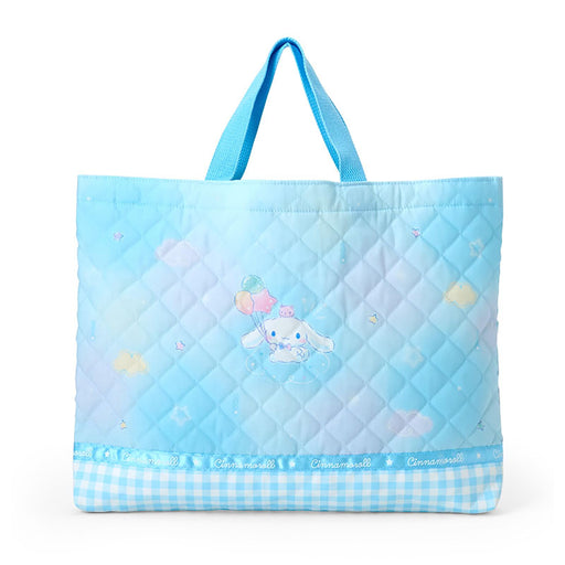 Sanrio Cinnamoroll Quilted Children's Tote Bag with Loop and Name Space-Kiichin - The #1 Place for Japanese Goods in Your Hand!