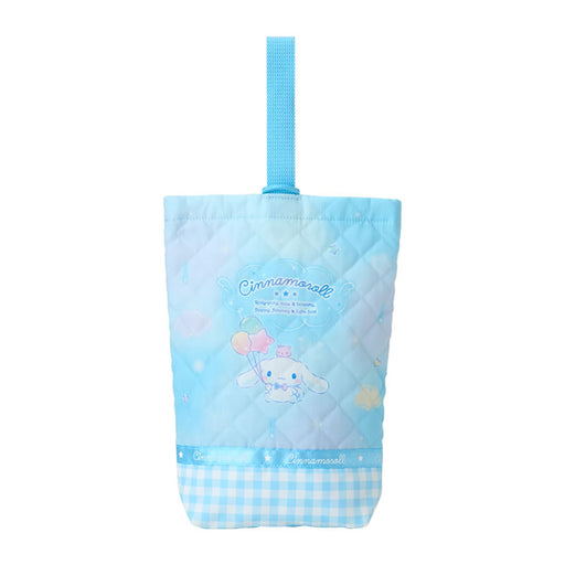Sanrio Cinnamoroll Quilted Children's Indoor Shoe Bag with Name Space-Kiichin - The #1 Place for Japanese Goods in Your Hand!