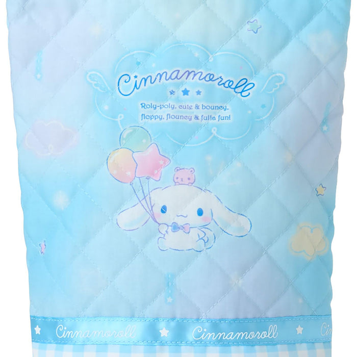 Sanrio Cinnamoroll Quilted Children's Indoor Shoe Bag with Name Space-Kiichin - The #1 Place for Japanese Goods in Your Hand!