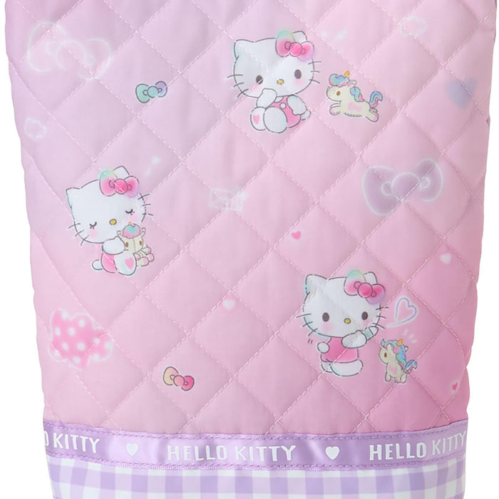 Sanrio Quilted Shoe Bag for Kids - Hello Kitty Design with Name Space-Kiichin - The #1 Place for Japanese Goods in Your Hand!