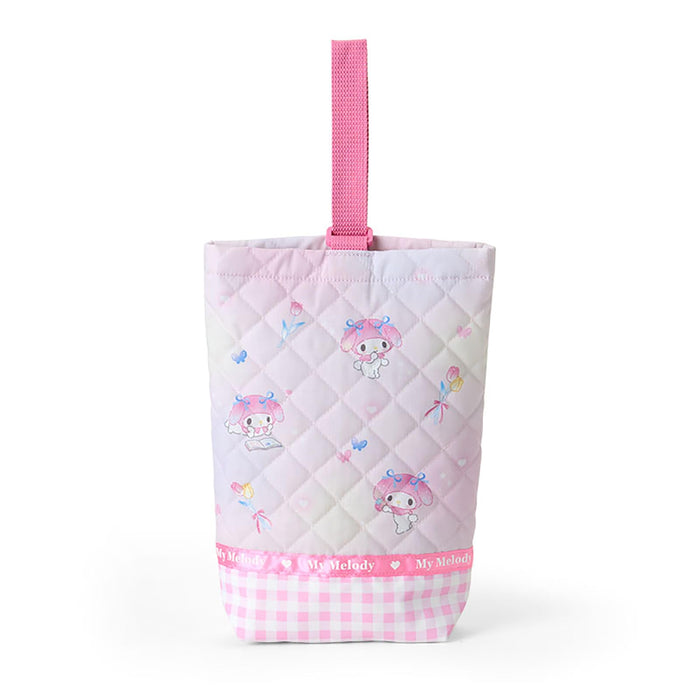 Sanrio My Melody Quilted Children's Shoe Bag with Name Space-Kiichin - The #1 Place for Japanese Goods in Your Hand!