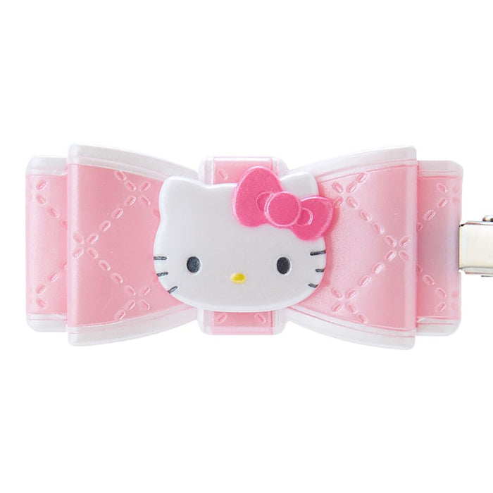 Sanrio Hello Kitty Hair Clip Ribbon 2.5x5.5cm - Cute Bangs Accessory-Kiichin - The #1 Place for Japanese Goods in Your Hand!