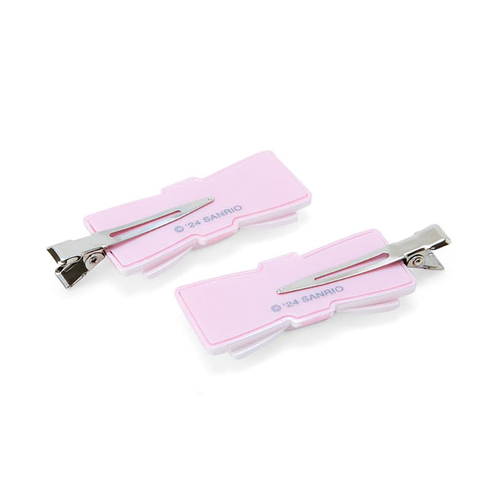 Sanrio Hello Kitty Hair Clip Ribbon 2.5x5.5cm - Cute Bangs Accessory-Kiichin - The #1 Place for Japanese Goods in Your Hand!