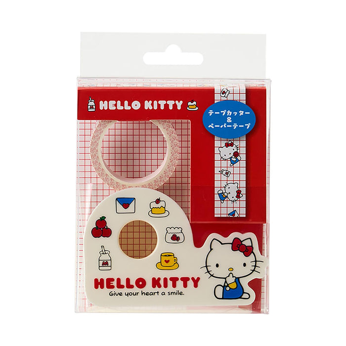 Sanrio Tape Cutter & Paper Tape Set Hello Kitty Everyday Goods 321265-Kiichin - The #1 Place for Japanese Goods in Your Hand!