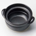 Santo 16cm Black Glaze Rice Porridge Pot Direct Heat Safe Made in Japan-Kiichin - The #1 Place for Japanese Goods in Your Hand!