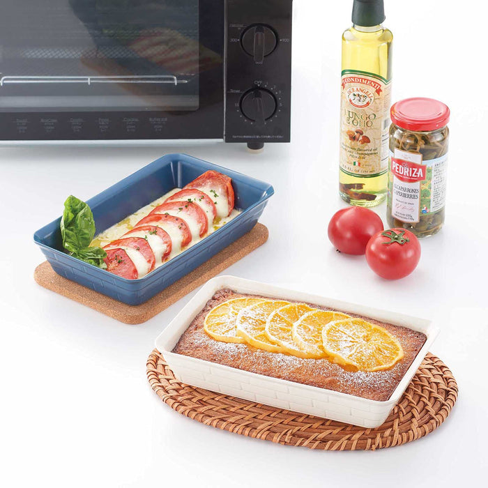 Santo Bankoyaki Grill Plate 22x14cm Safe for Microwave Dishwasher Oven-Kiichin - The #1 Place for Japanese Goods in Your Hand!