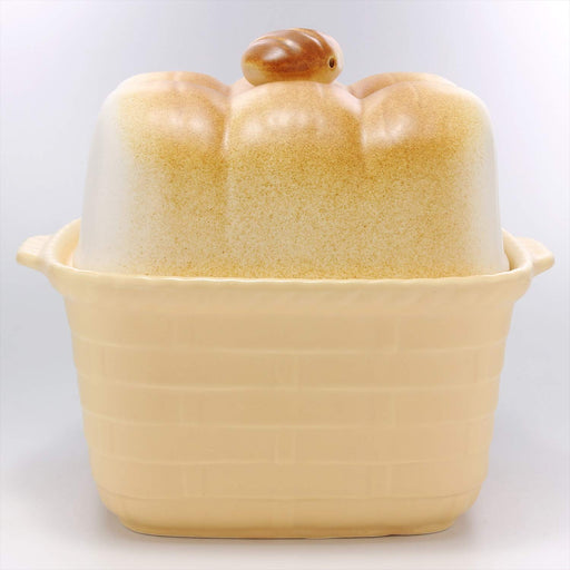 Santo Bread Baking Mold 20.5Cm Brown Banko Ware & Storage Container-Kiichin - The #1 Place for Japanese Goods in Your Hand!