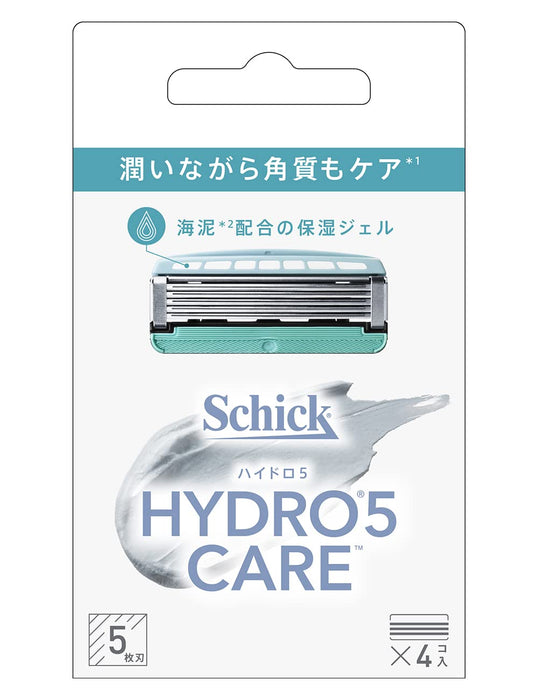 Schick Hydro 5 Care 4-Piece Replacement Shaving Razor Blades