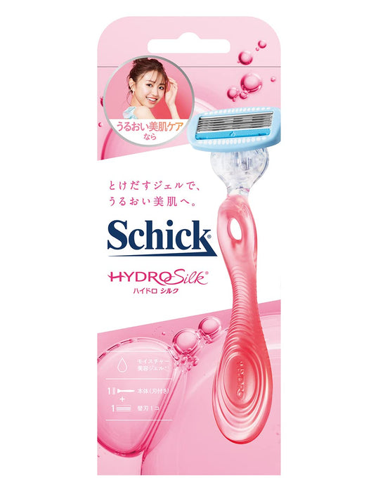 Schick Hydrosilk Women's Razor with Holder Includes Extra Replacement Blade