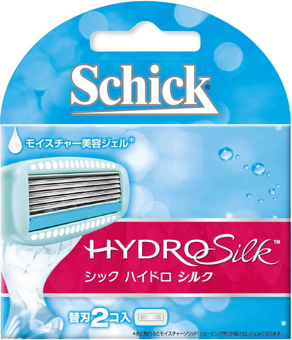 Schick Hydrosilk 4 件式備用刀片 - 進階替換刮鬍刀頭