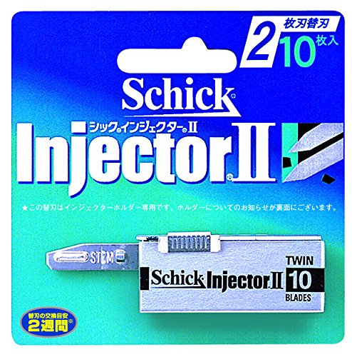 Schick Injector II Pack of 10 Spare Blade - Genuine Schick Brand Produ