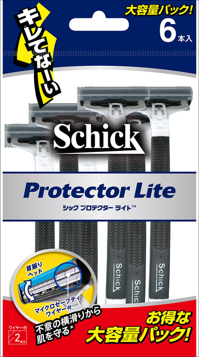 Schick Protector Lite Shaving Razors Durable 6 Pack - Schick Brand