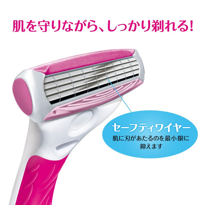 Schick Quattro 4 件装女士剃须刀替换刀片