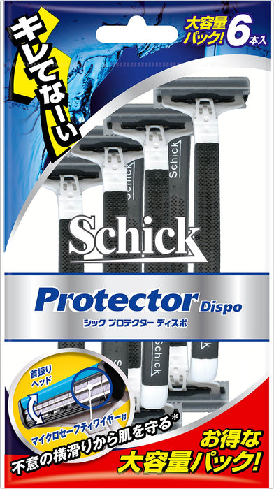 Schick Protector 拋棄式刮鬍刀 6 件裝