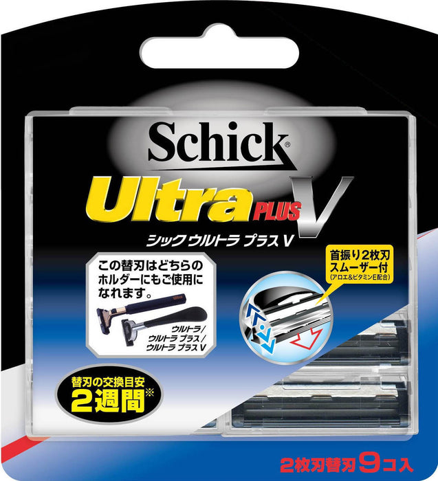 Schick Ultra Plus V Replacement Blade Set Pack of 9 Pieces