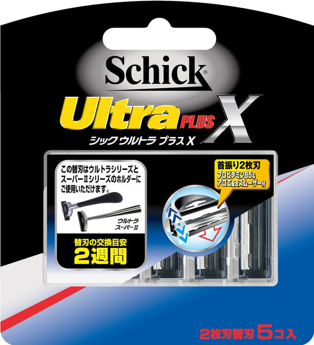 Schick Ultra Plus X 5-Piece Replacement Blades Set