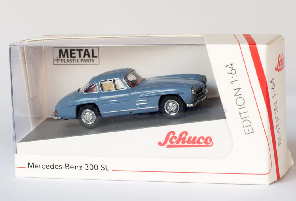 Schuco Mercedes 300 SL Gullwing Blue 1/64 Scale Model Car Parallel Import-Kiichin - The #1 Place for Japanese Goods in Your Hand!