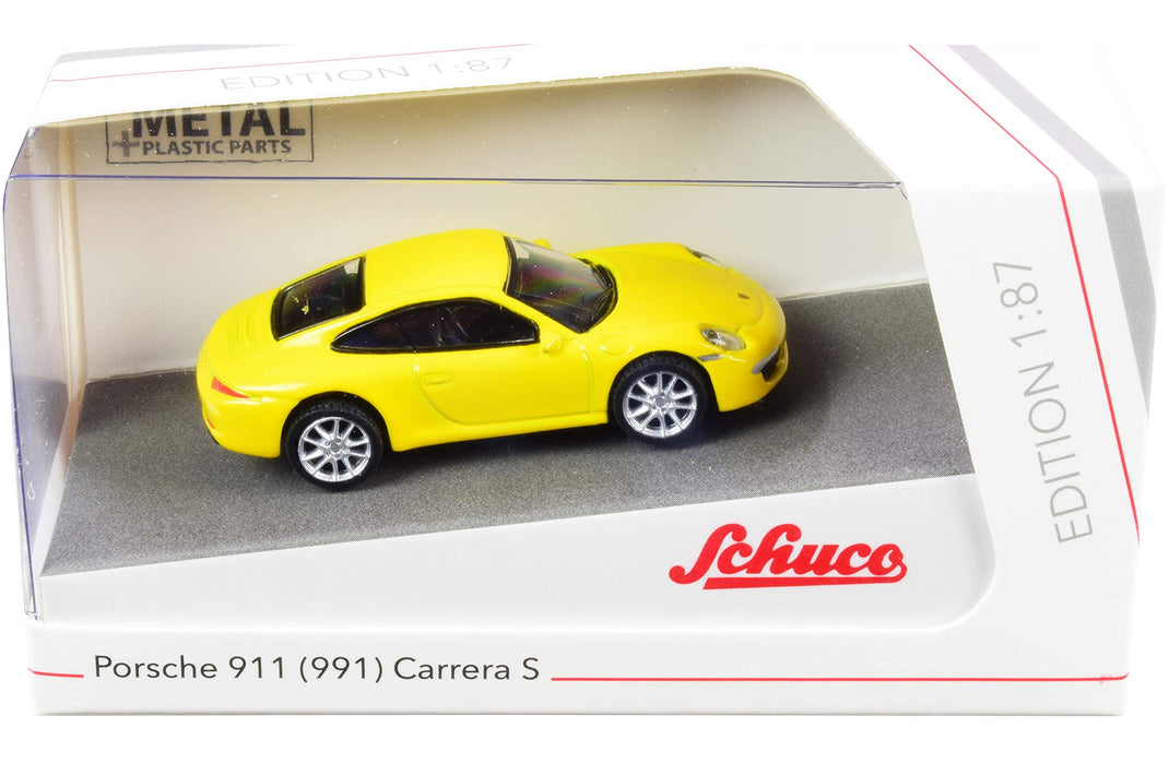 Schuco Porsche 911 Carrera S Yellow 1/87 Model Car-Kiichin - The #1 Place for Japanese Goods in Your Hand!