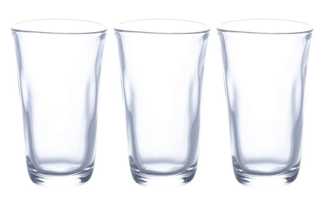 Aderia Tebineri 160mm Glass Tumbler Set - 3 Pieces
