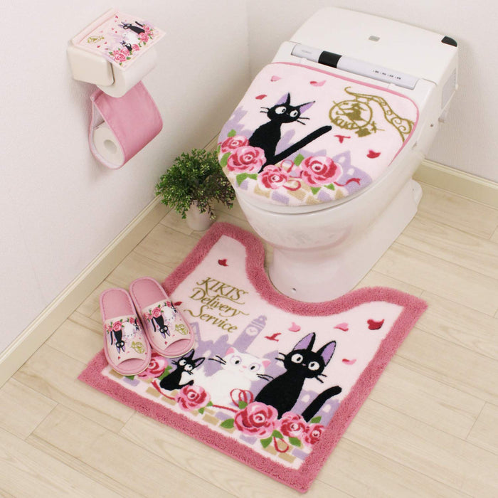 Senko Kiki Jiji Cat Toilet Lid Cover Pink Cleaning - Ghibli Inspired 37177-Kiichin - The #1 Place for Japanese Goods in Your Hand!