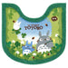 Senko My Neighbor Totoro Green Toilet Mat 58x60cm Antibacterial Deodorizing-Kiichin - The #1 Place for Japanese Goods in Your Hand!