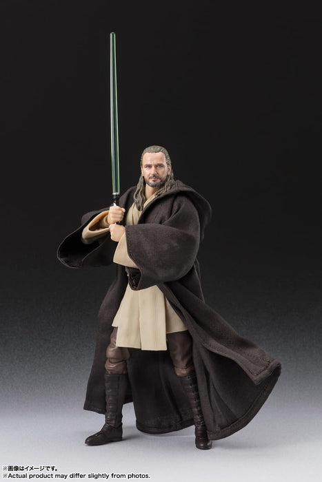 Bandai Spirits SH Figuarts Qui-Gon Jinn 150mm PVC ABS Cloth Figure