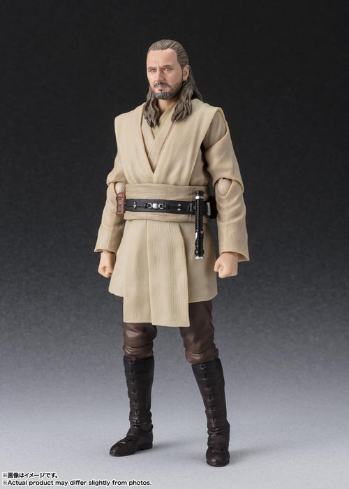 Bandai Spirits SH Figuarts Qui-Gon Jinn 150 毫米 PVC ABS 布制模型