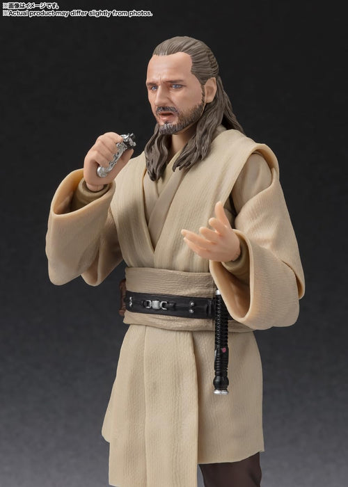 Bandai Spirits SH Figuarts Qui-Gon Jinn 150 毫米 PVC ABS 布製人偶