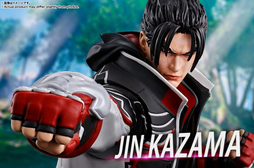 万代魂铁拳 8 Jin Kazama 可动人偶 150 毫米 PVC&amp;ABS Sh Figuarts