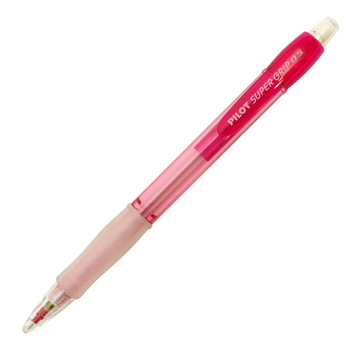 Pilot Sharp Super Grip Knock Pen Transparent Red Hgp10Rtr5