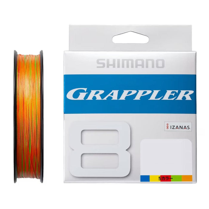 Shimano Grappler 8 Pe 200M 1.5 Line 5 色段 每段 10M