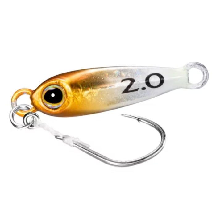 Shimano Soare A-Jig 2.0G Orange Glow Lightweight Saltwater Metal Jig