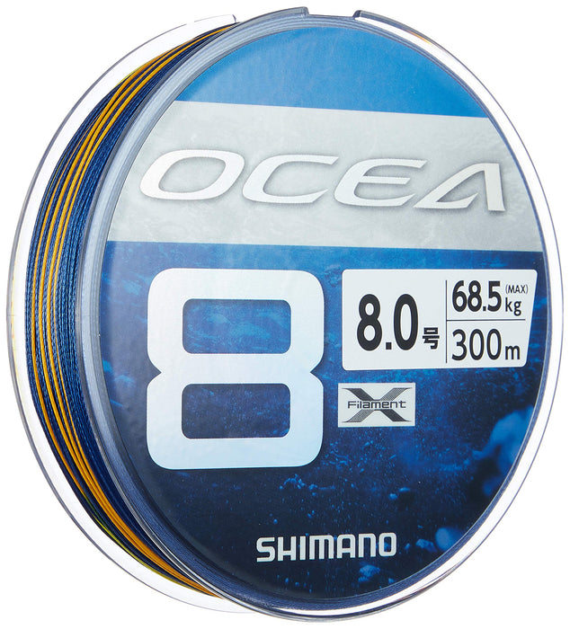 Shimano Ocea 8 300M 8.0 Sw 海軍藍釣魚線