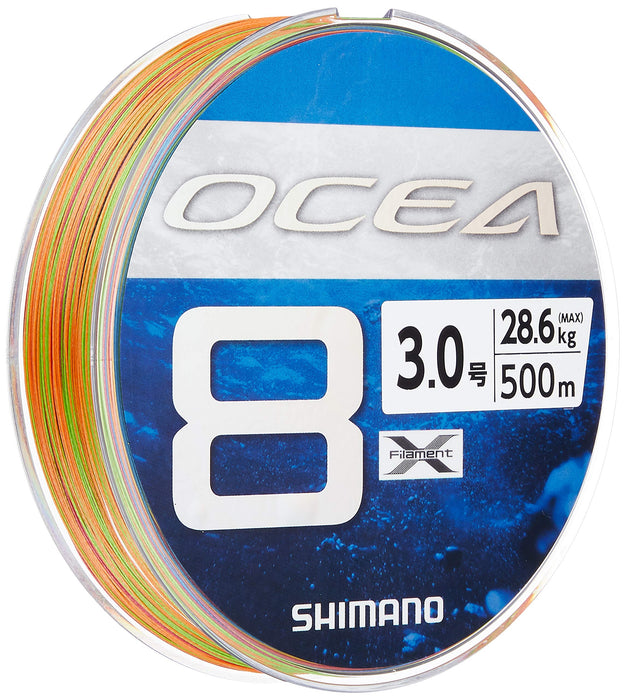 Shimano Ocea 8 500M 釣魚線 3.0 5 種顏色 耐用性能