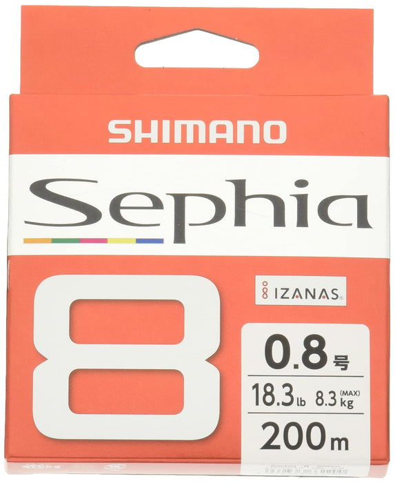 Shimano Sephia 8 PE 边缘钓鱼线 200M 0.8