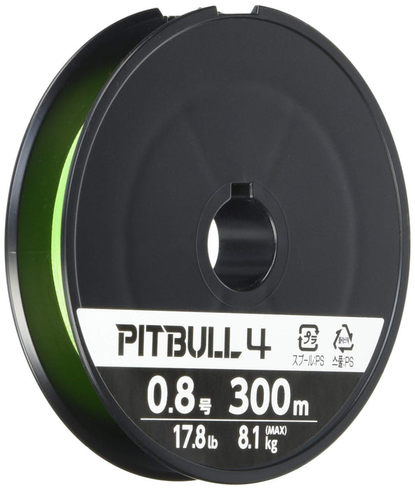 Shimano Pitbull 4 300M 石灰綠 0.8 釣魚線