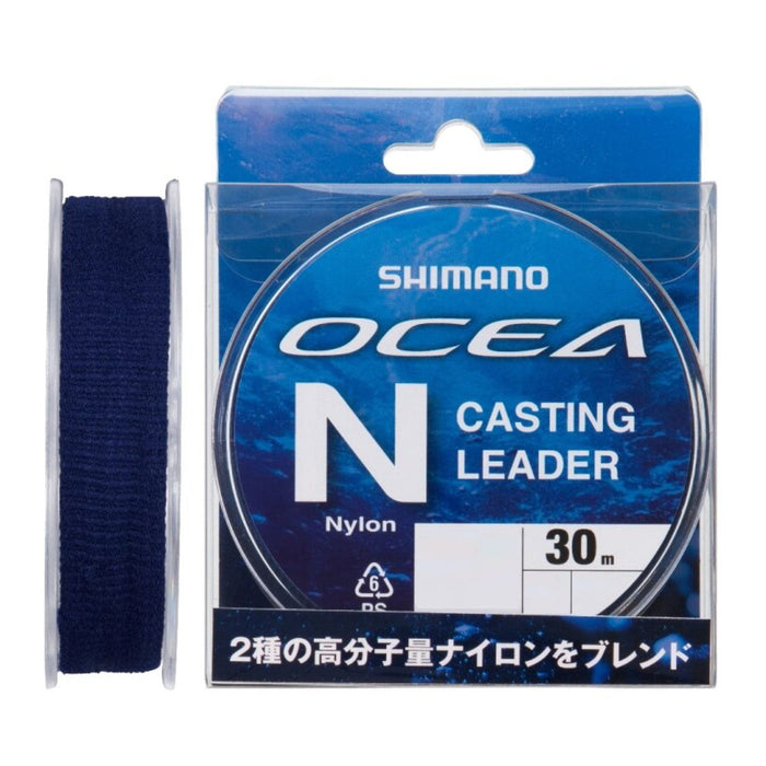 Shimano Ocea Nylon Casting Leader 30M La-A21U Clear 50lb Leader