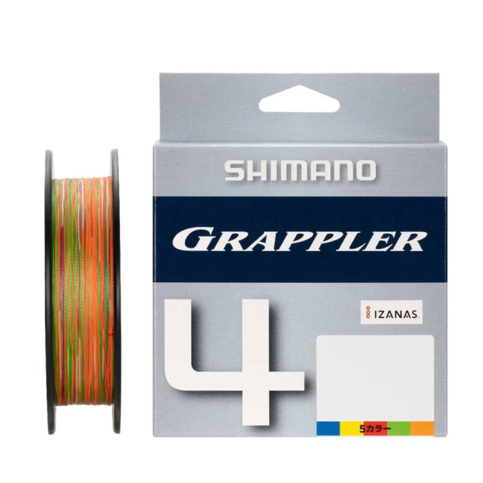 Shimano Grappler 4 PE Line 200M 5 Colors 0.8 LD-A62W High Performance Fishing Line