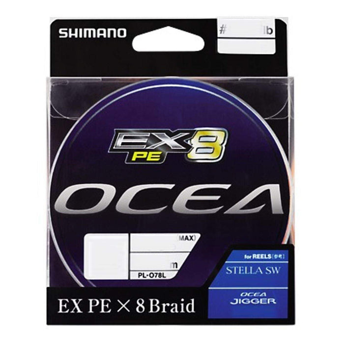 Shimano Ocea Ex8 200M 1.5 33.0Lb Multicolor Fishing Line Pl-068L