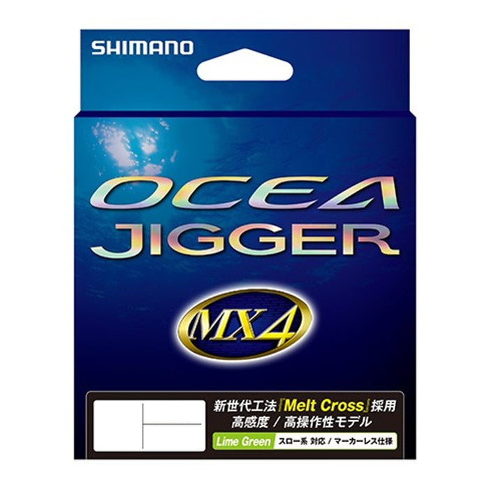 Shimano Ocea Jigger MX4 200M 1.5 Lime Green Fishing Line