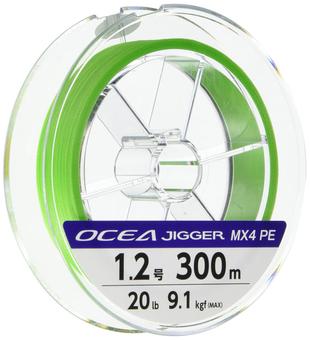 Shimano Ocea Jigger MX4 Pe Line 300M 0.8 青柠绿钓鱼线