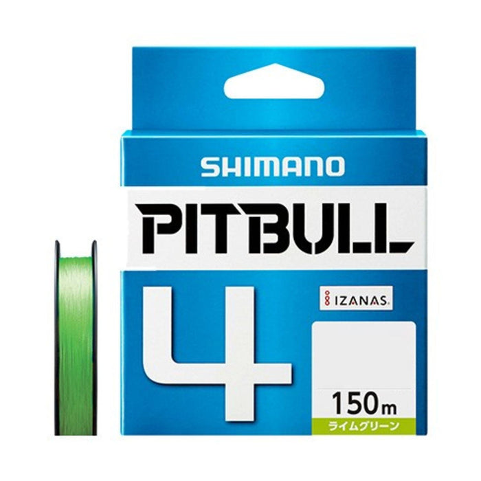 Shimano Pitbull 4-Strand Pe Line 150M 0.6 Lime Green 12.5Lb Fishing Line