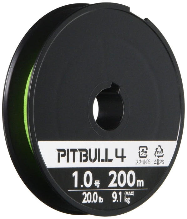 Shimano Pitbull 4-Strand Braid Fishing Line 200M 8.6Lb Lime Green