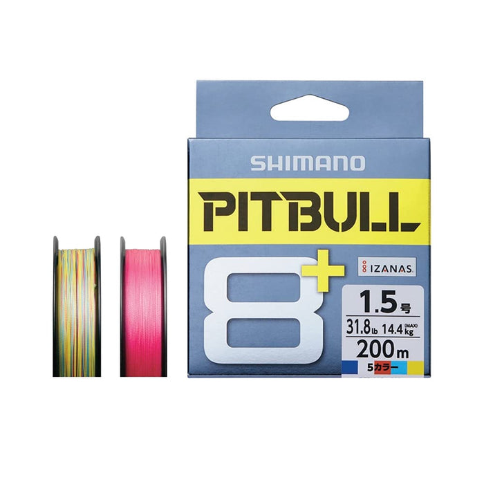 Shimano Pitbull 8+ Pe Line 150M Traceable Pink Size 1.5 Fishing Line