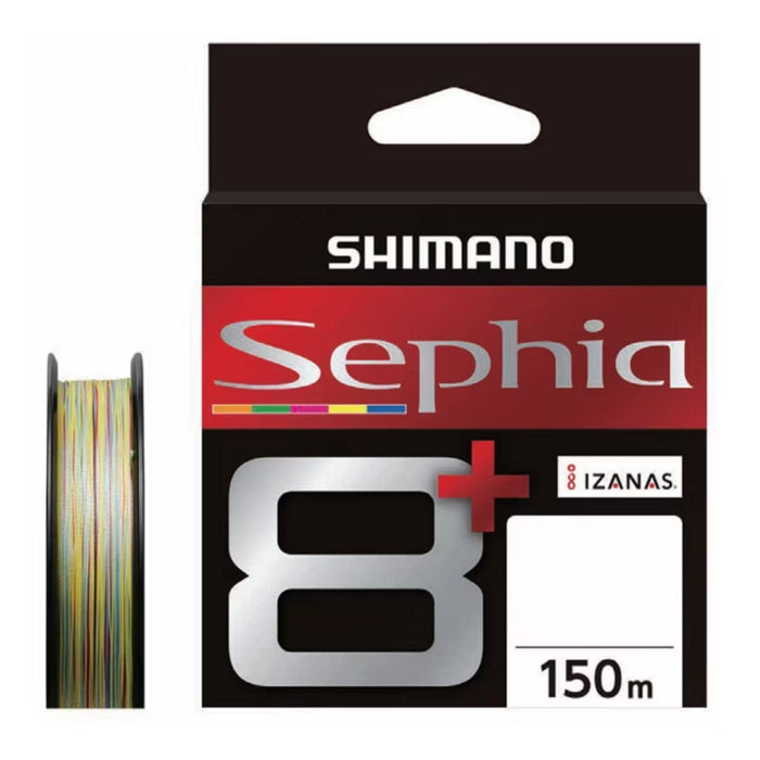 Shimano Pe Line Sephia 8+ 150M 0.5 Jigging Multicolor Fishing Line