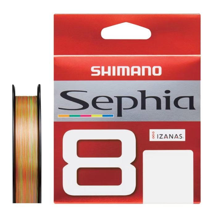 Shimano Sephia Pe Line 8 股 150 米 多色 0.4 毫米钓鱼线