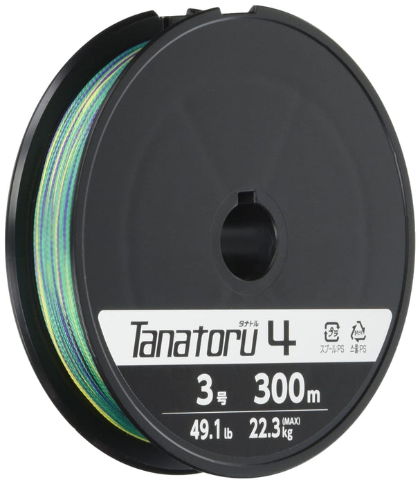 Shimano Tanator 4 Fishing Line 300M 3.0 49.1Lb Durable Pe Line